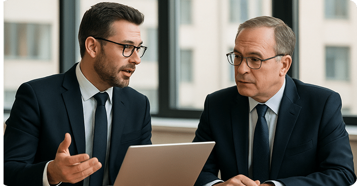 Mit Breakthrough-Consulting erhältst du für deine Kunden Zugang zu verschiedenen Finanzierungswegen. Deine Kunden bekommen sofort einen Finanzierungstermin bei uns.